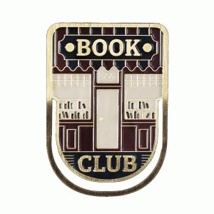 MARKPP25 Bookmark Metal - Pulteney Press, Book Club